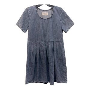Current/Elliot The Perfect Babydoll Dress in Denim
